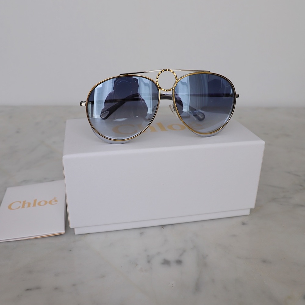 Chloé Sunglasses - BRAND NEW - Romie Gold